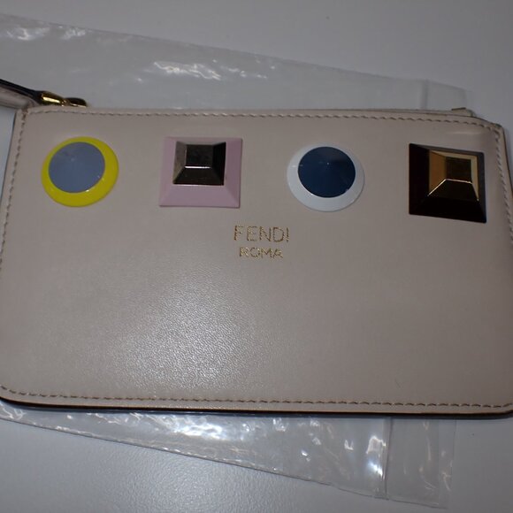 Good Condition Fendi Key Case Coin Case Multi Studs - Picture 4 of 10